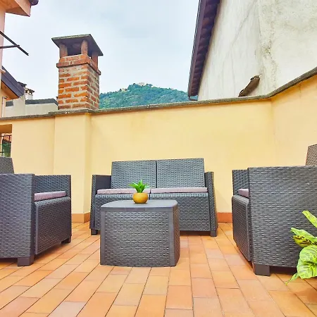 King Como Lake Center 9 Posti Letto- Grande Terrazza - 2 Bagni Privati Exterior photo