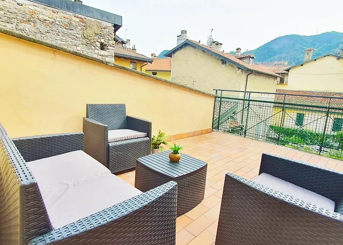 King Como Lake Center 9 Posti Letto- Grande Terrazza - 2 Bagni Privati